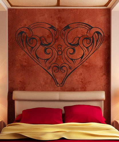 Vinyl Wall Decal Sticker Abstract Vintage Heart #1523
