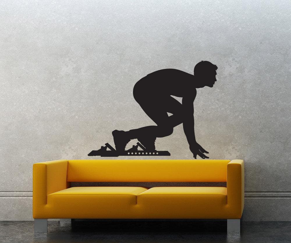 Vinyl Wall Decal Sticker Track Start #1532