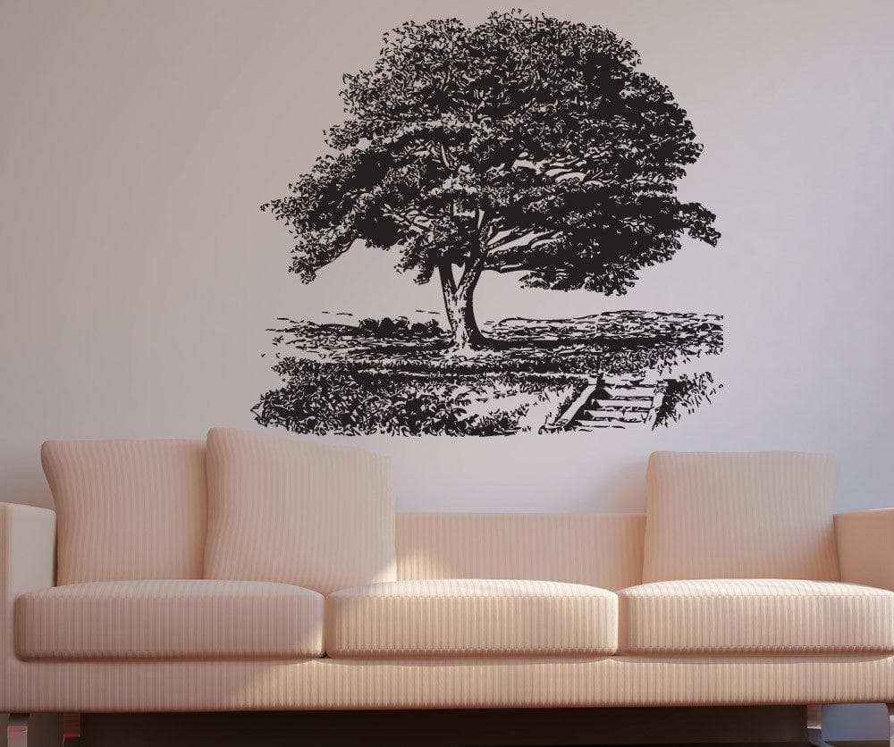 Vinyl Wall Decal Sticker Park Tree #1535