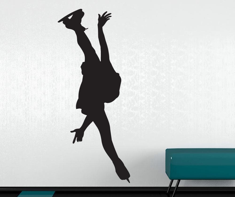 Vinyl Wall Decal Sticker Figure Skater #1545