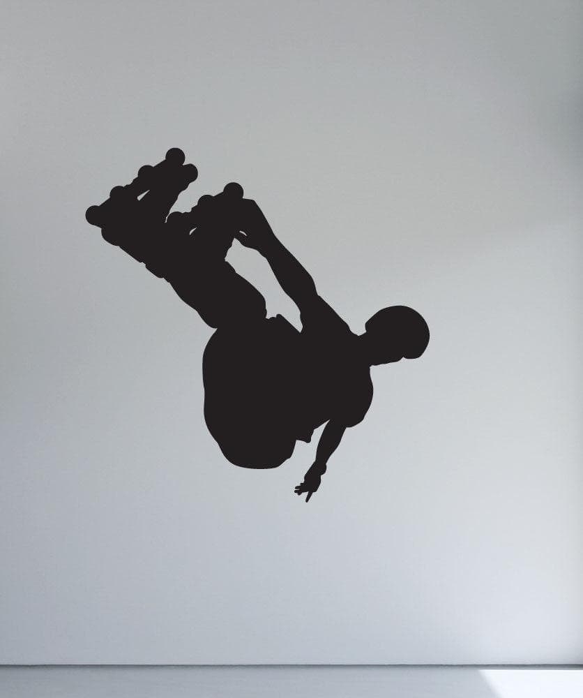 Vinyl Wall Decal Sticker Rollerblade Trick #1551