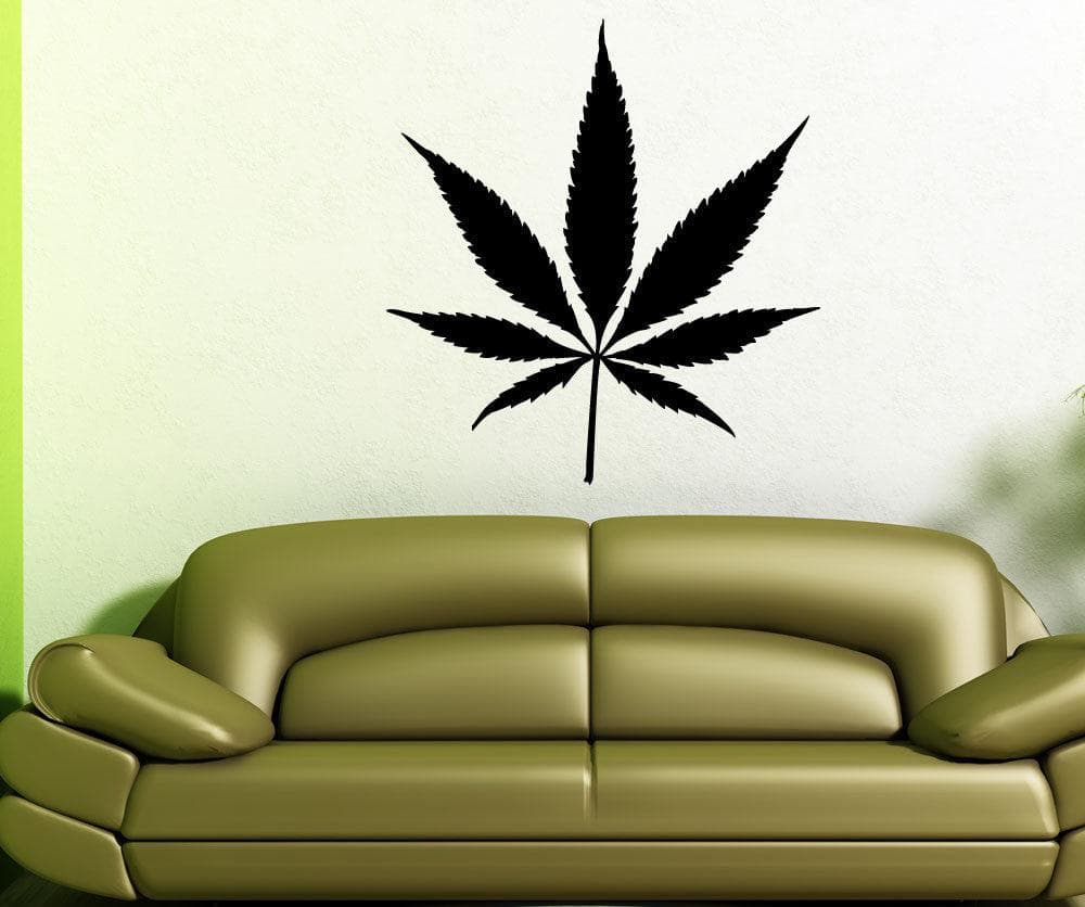 Marijuana Leaf Vinyl Wall Decal Sticker. #1553