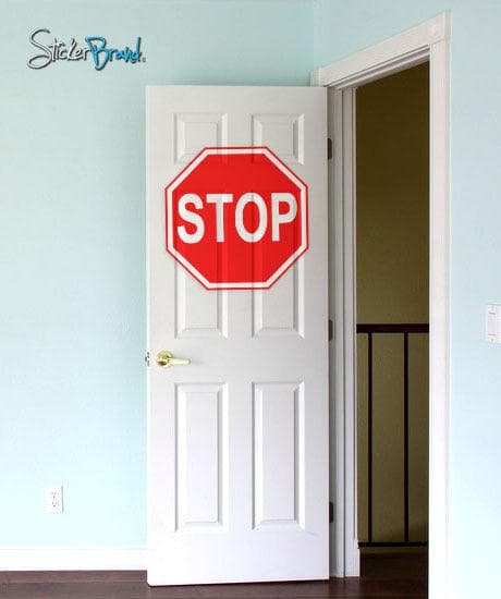 Vinyl Wall Art Decal Sticker Street Stop Sign #155