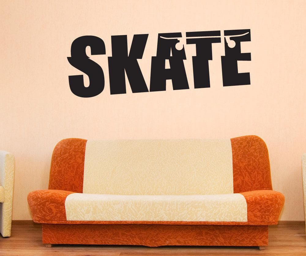 Vinyl Wall Decal Sticker Skate #1562