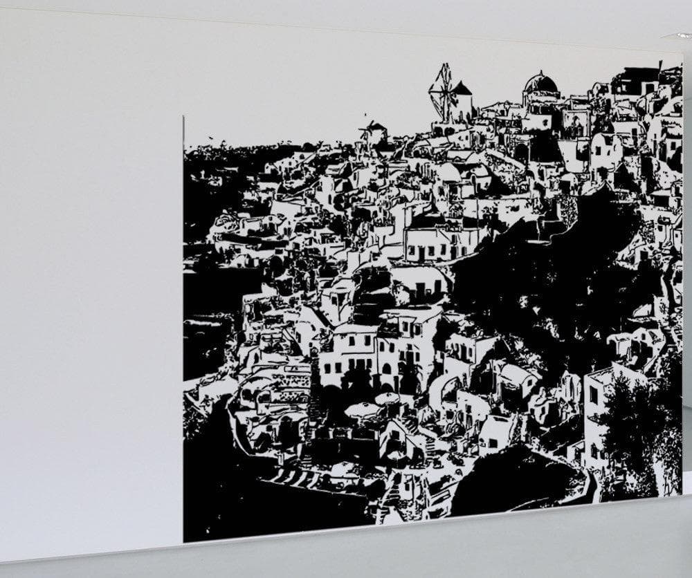 Vinyl Wall Decal Sticker Greece Village #1568