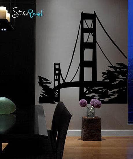 Golden Gate Bridge Wall Decal. #174