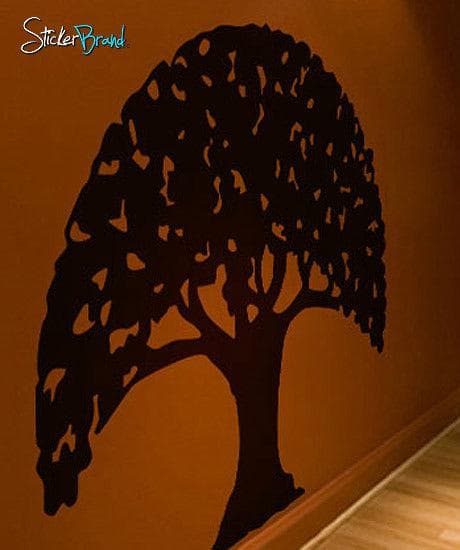 Vinyl Wall Decal Sticker Umbrella Tree Design #188