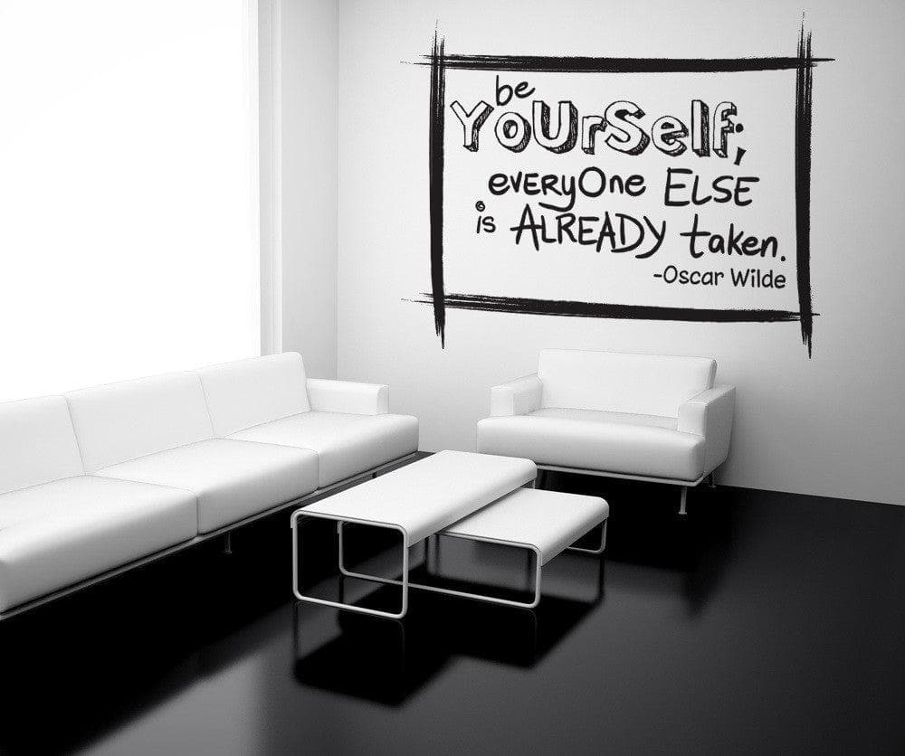 Vinyl Wall Decal Sticker Be Yourself Quote #OS_DC303