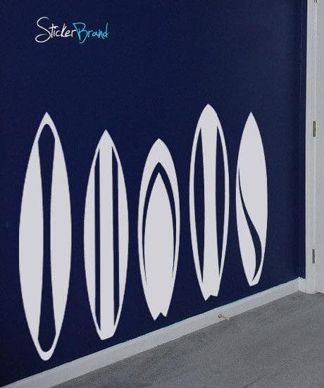 Vinyl Wall Decal Sticker Surfboards Series Set #216