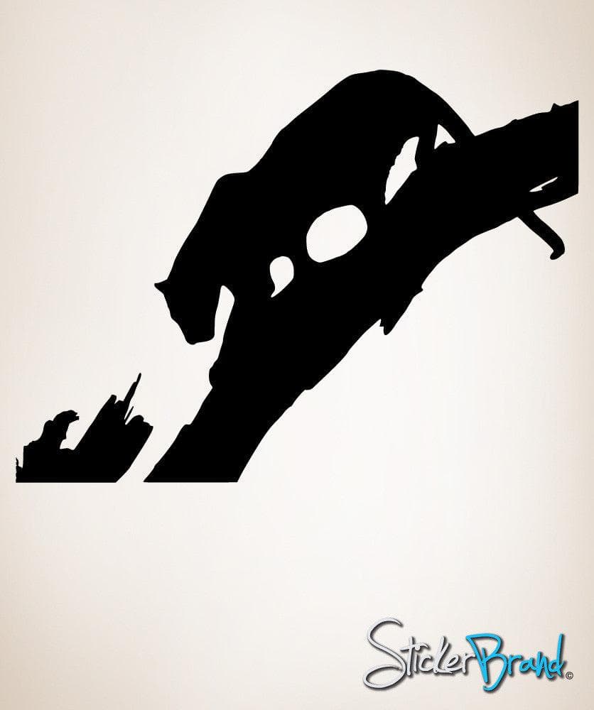 Vinyl Wall Decal Sticker Big Safari Praying Leopard #235