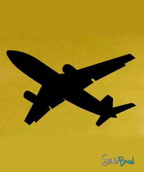 Vinyl Wall Decal Sticker Flying Airplane #238