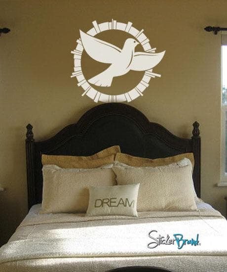 Vinyl Wall Decal Sticker Peace Dove #253