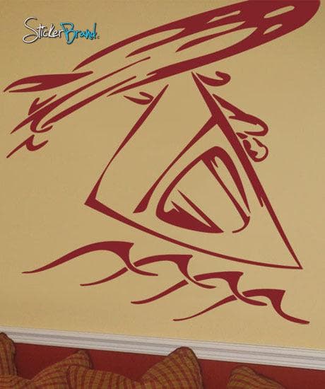 Vinyl Wall Decal Sticker Wind Surfing #255