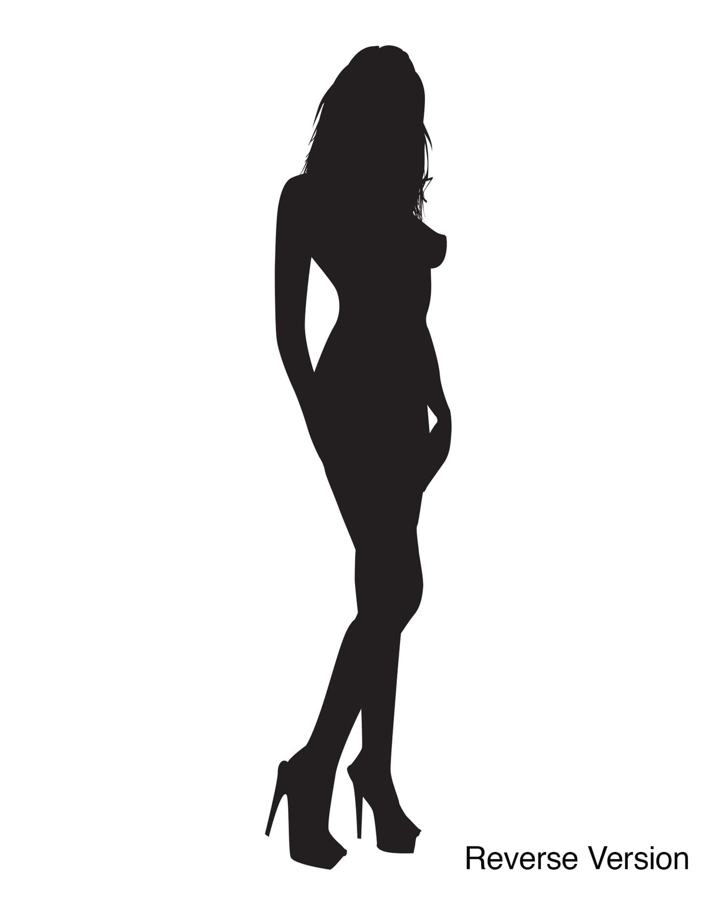 Sexy Girl Model Posing Vinyl Wall Decal Sticker. #258