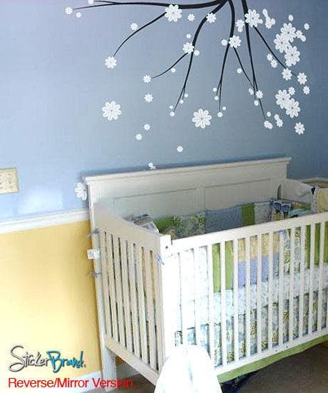 Vinyl Wall Decal Sticker Hanging Floral Flower Blossom #274