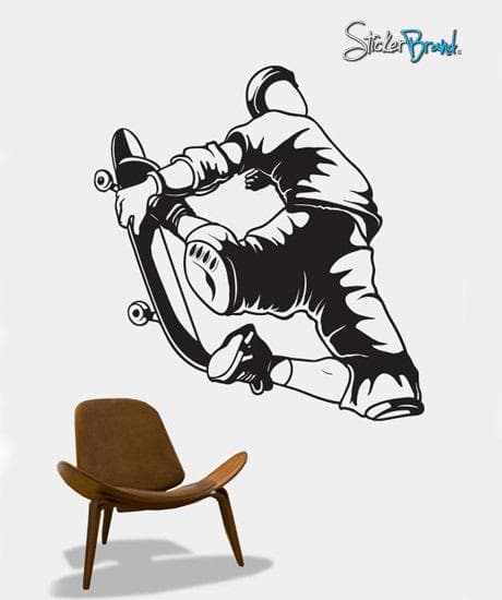 Vinyl Wall Decal Sticker Extreme Sports Skate Jump #282