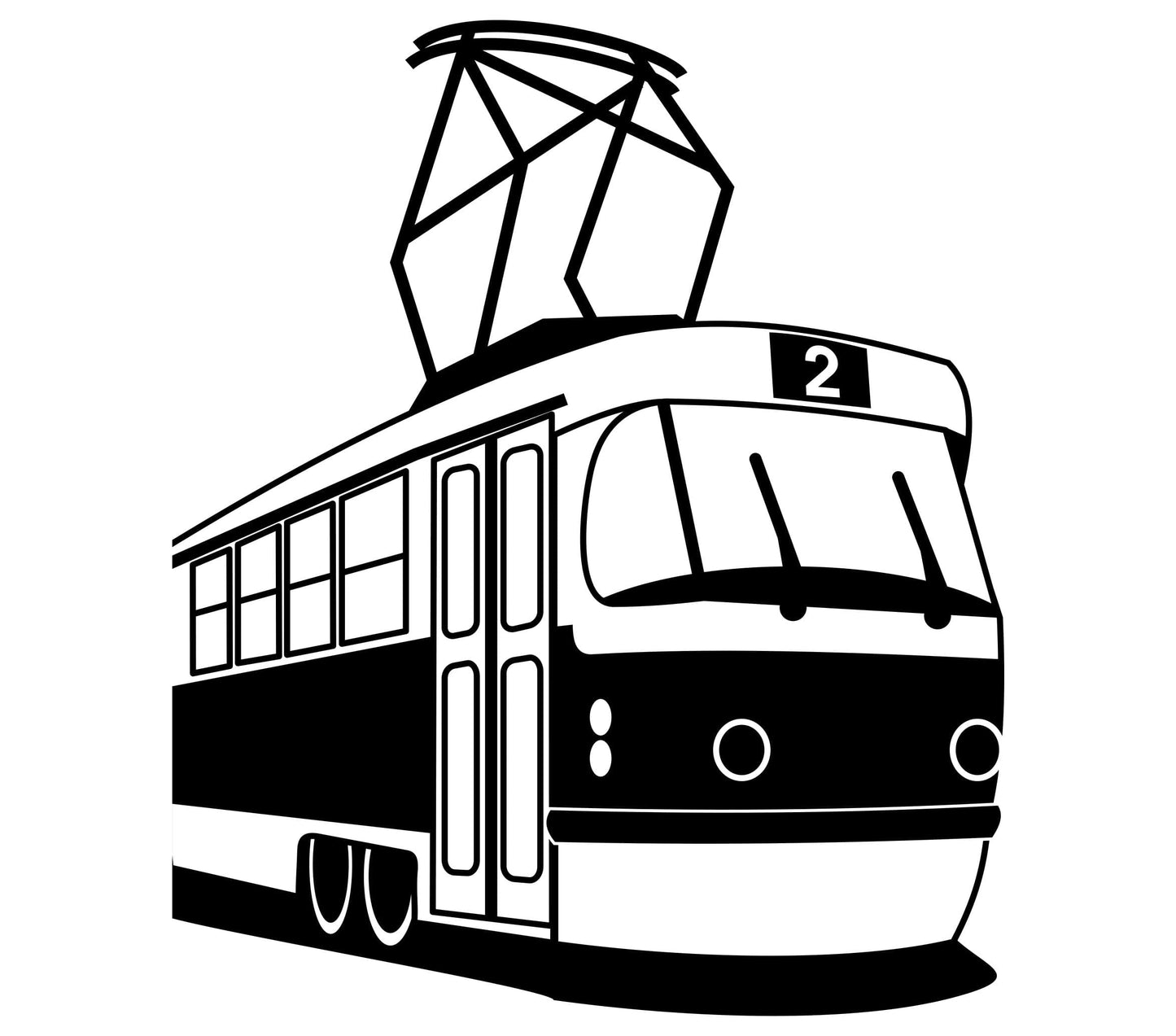 Subway Cable Train Car Wall Decal Sticker. #290