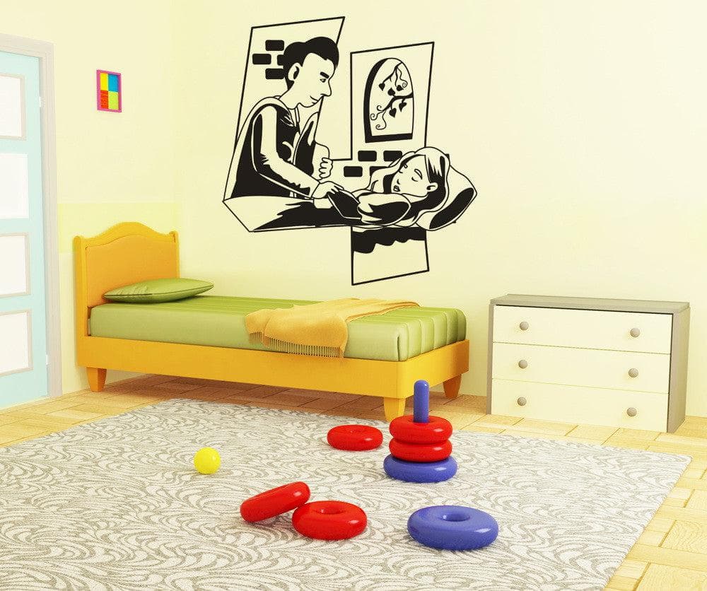 Vinyl Wall Decal Sticker Sleeping Beauty Number Four #OS_DC248