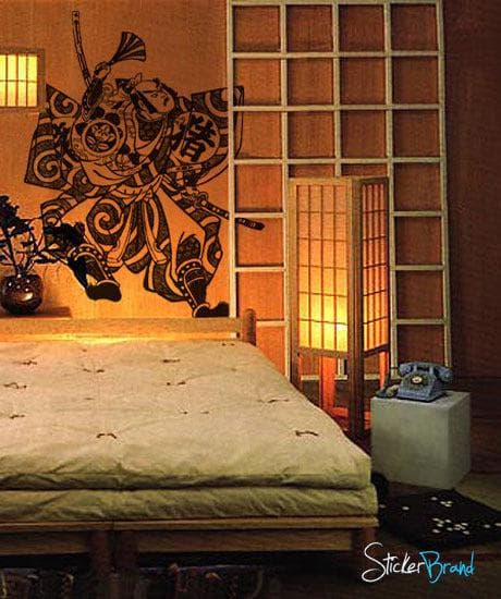 Japanese Samurai Fighter Vinyl Wall Decal Sticker. #308