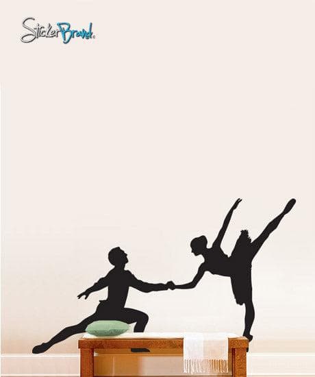 Vinyl Wall Decal Sticker Dual Ballet Dancer #311