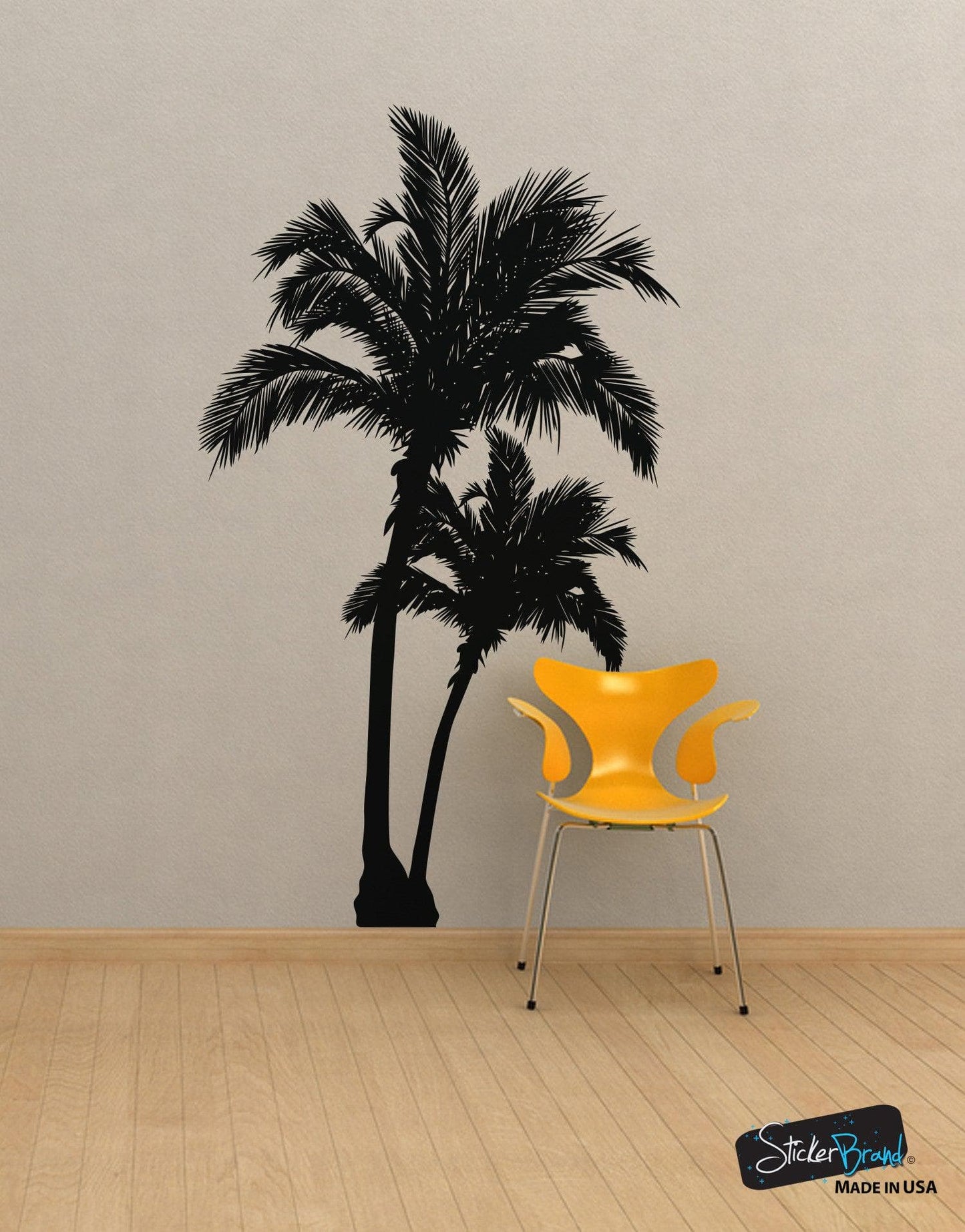 Beach Palm Trees Vinyl Wall Decal Sticker #327