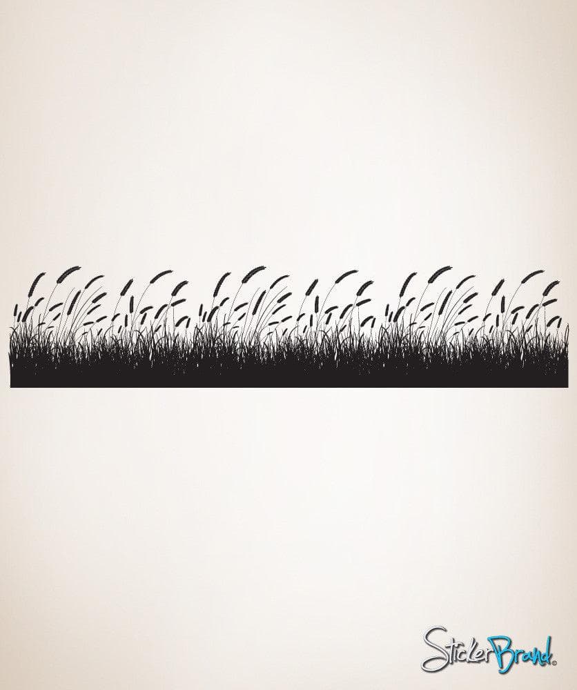 Grain Field Wall Decal Sticker. Grass Field Wall Sticker. #333