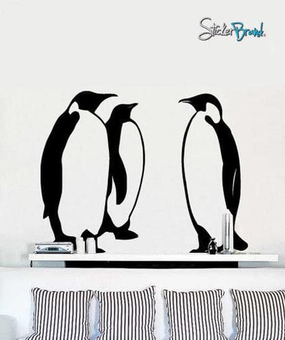 Vinyl Wall Decal Sticker Emperor Penguins #366