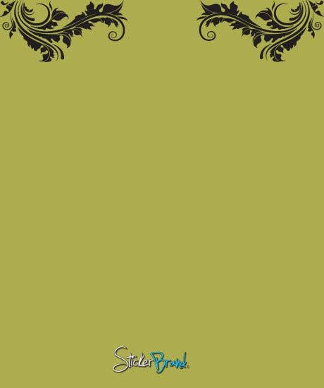 Vinyl Wall Decal Sticker Floral Leave Pattern #369