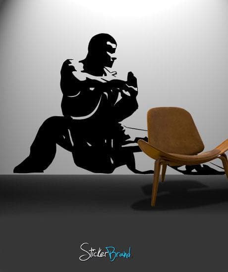 Shaolin Kung Fu Master Wall Decal. Martial Arts Asian Home decor. #370