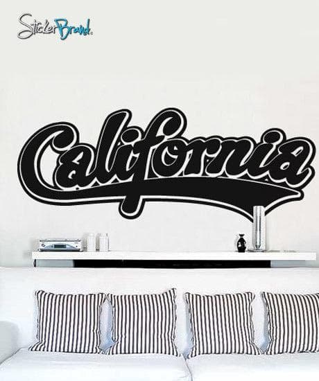 California Name Vinyl Wall Decal Sticker.  #373