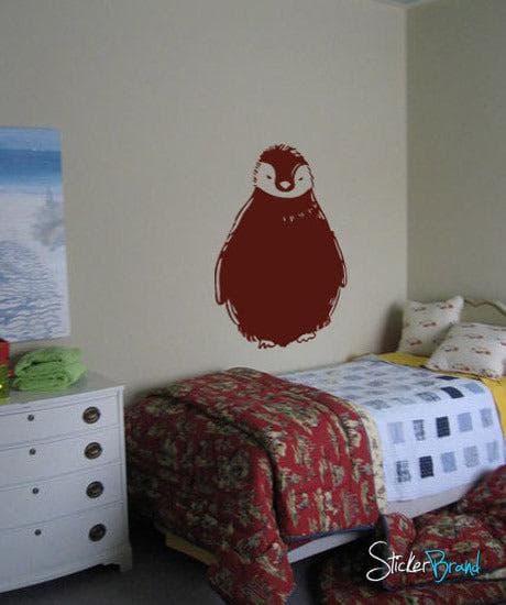 Penguin Wall Decal. Cute Baby Penguin. #388