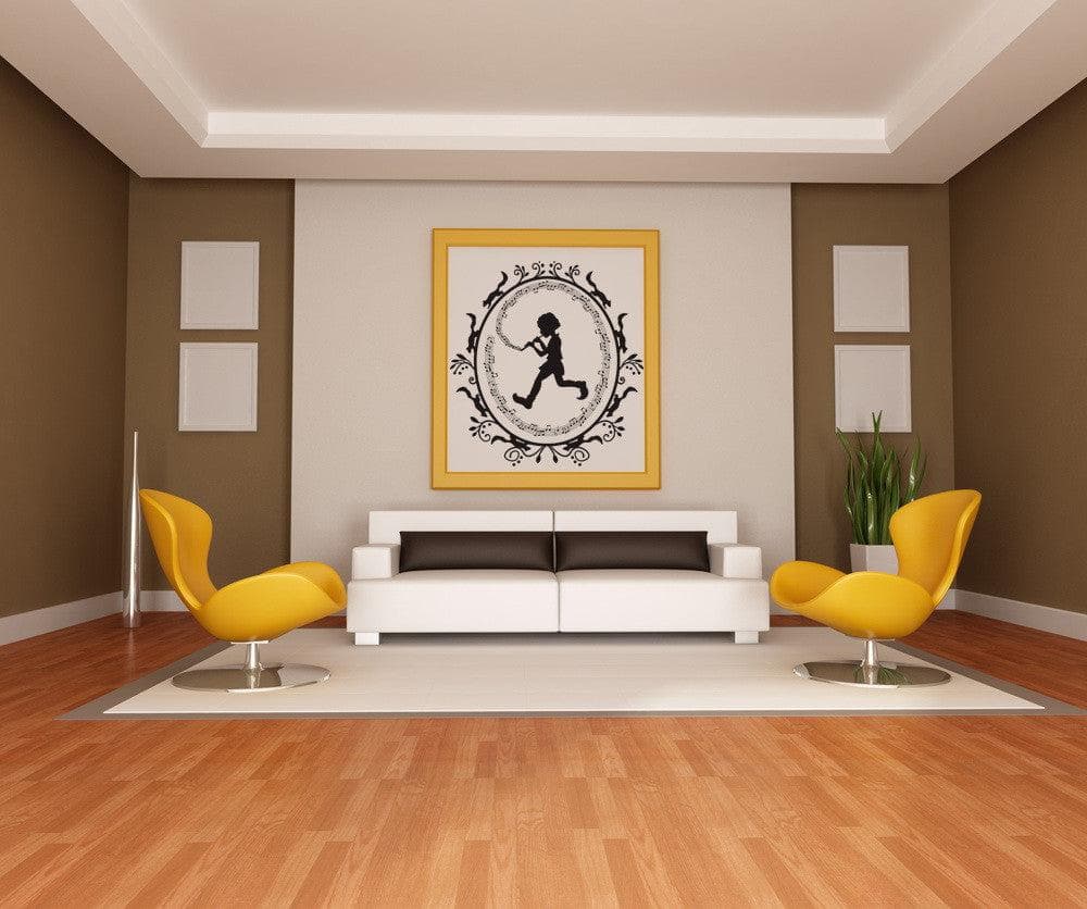 Vinyl Wall Decal Sticker Framed Pied Piper #OS_DC345