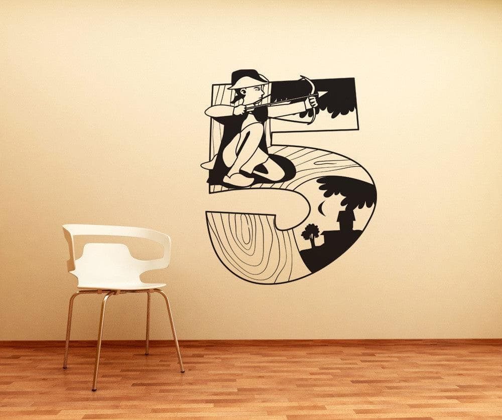 Vinyl Wall Decal Sticker Robin Hood Number Five #OS_DC246