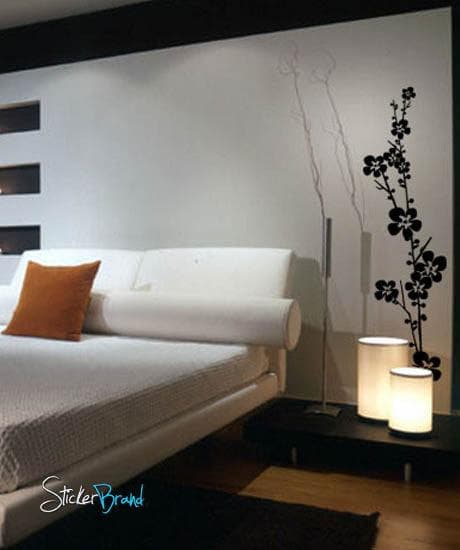 Vinyl Wall Decal Sticker Floral Flower Stem #412