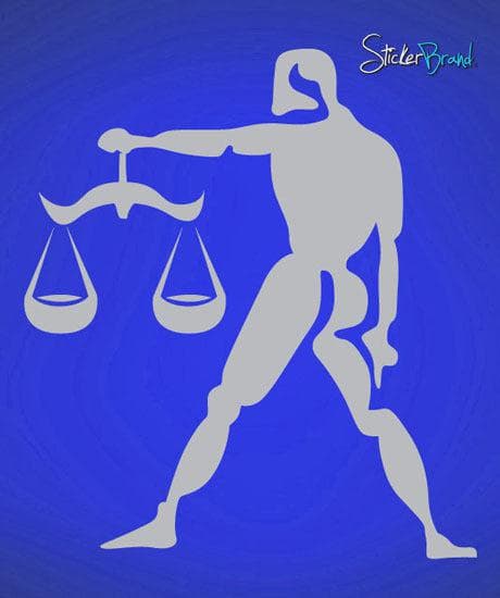 Vinyl Wall Decal Sticker Libra Zodiac Sign #435