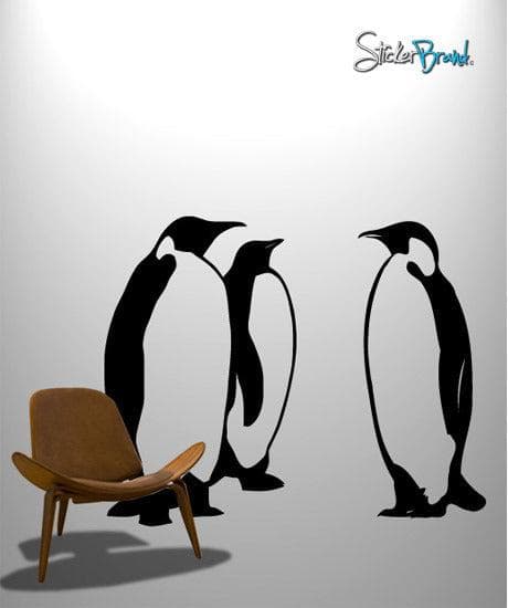 Vinyl Wall Decal Sticker Emperor Penguins #366