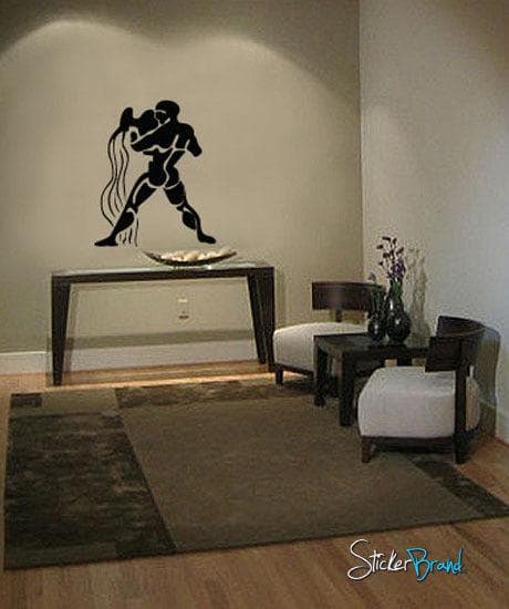 Vinyl Wall Decal Sticker Aquarius Zodiac Sign #439