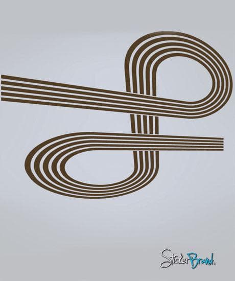 Vinyl Wall Decal Sticker Rail Patterns Modern #447