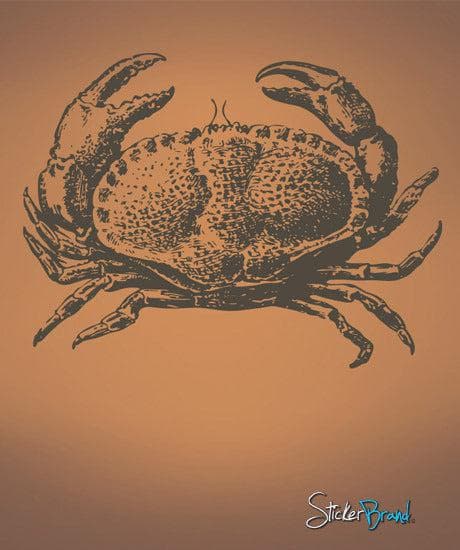 Vinyl Wall Decal Sticker Crab #453