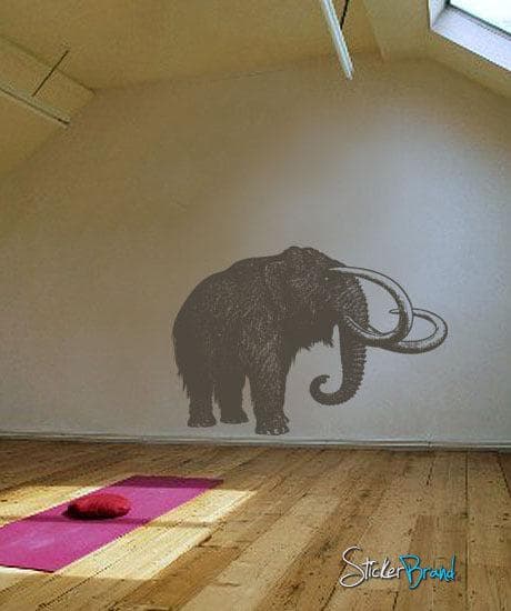 Vinyl Wall Decal Sticker Wolly Mammoth #454