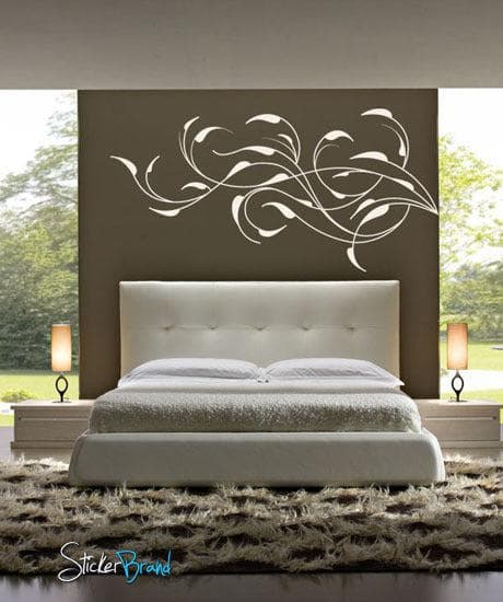 Vinyl Wall Decal Sticker Floral Vines Decor #457