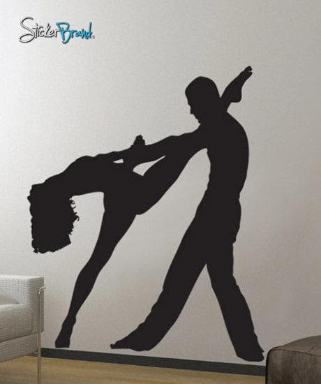 Vinyl Wall Decal Sticker Ballroom Dancer Dual #473