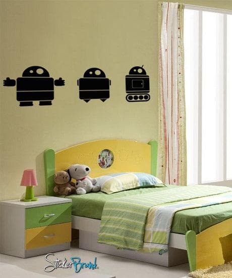 Vinyl Wall Decal Sticker Robots #477