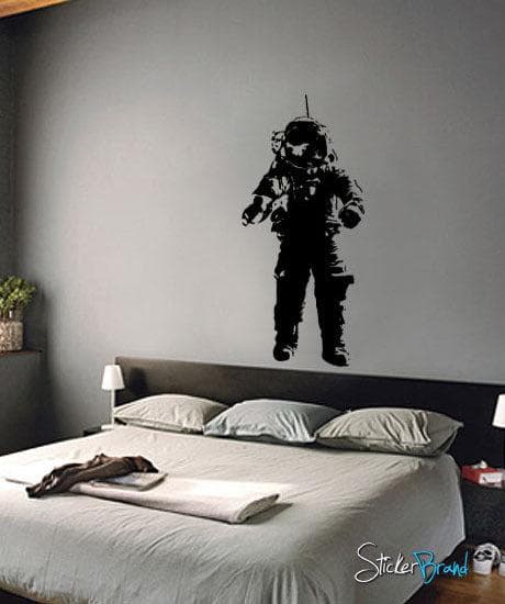 Vinyl Wall Decal Sticker Astronaut Moon Walk #491