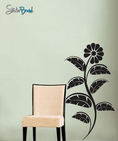Vinyl Wall Decal Sticker Flower Leaves #492