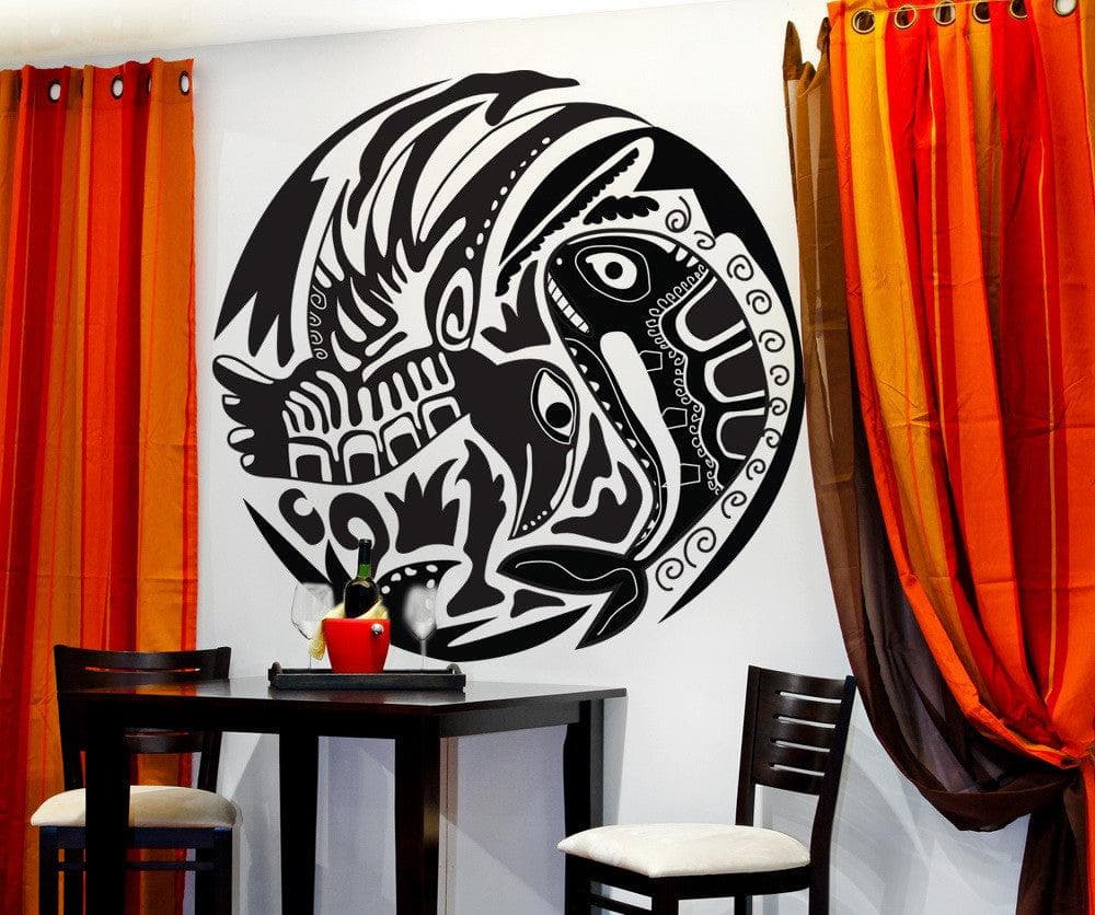 Vinyl Wall Decal Sticker Alaskan Fish and Bird #OS_DC152