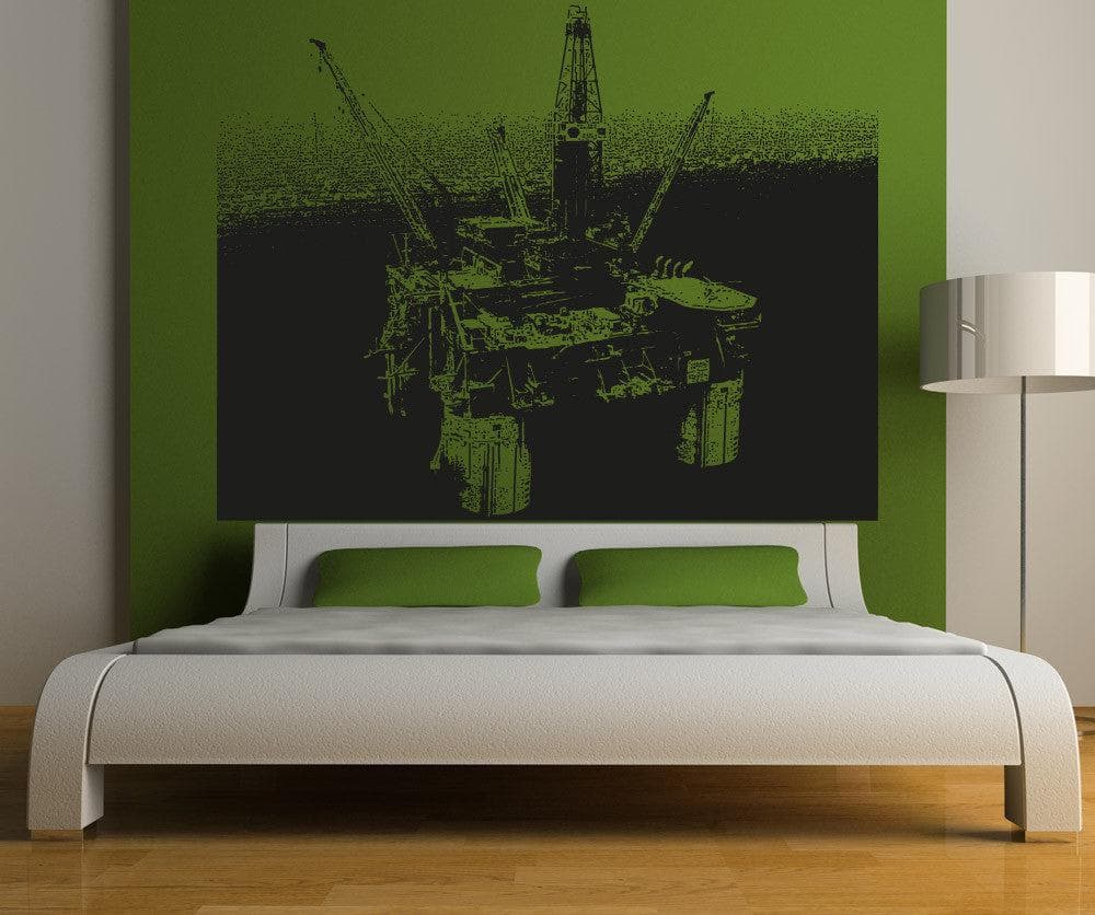 Vinyl Wall Decal Sticker Industrial Oil #5002
