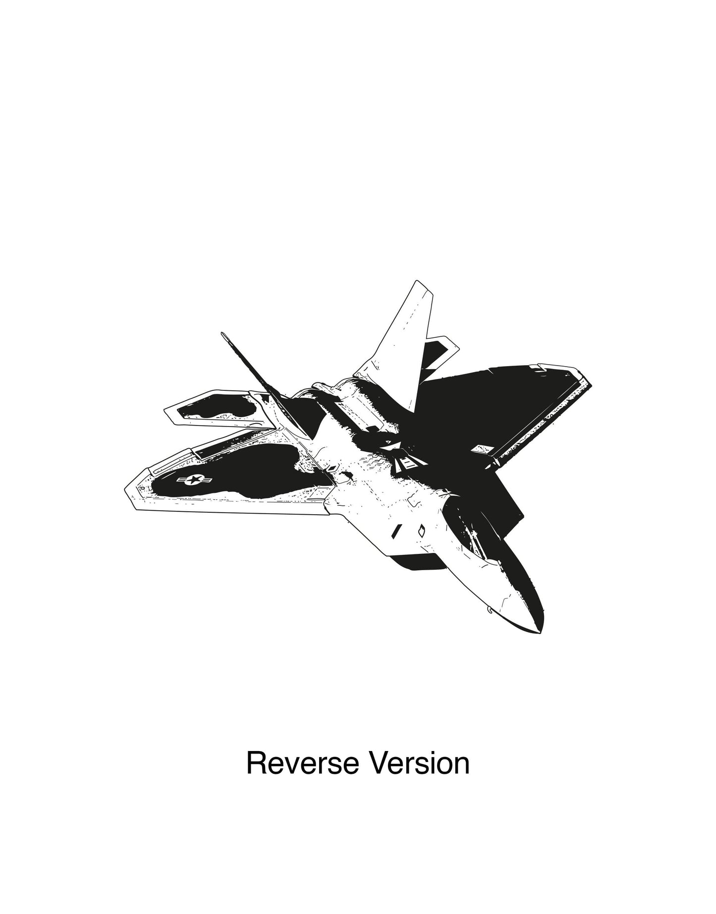 Military Fighter Jet F22 Vinyl Wall Decal Sticker. #5008