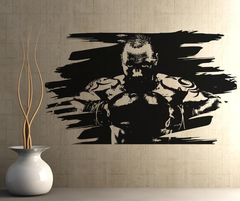 Vinyl Wall Decal Sticker Intimidating Boxer #5051