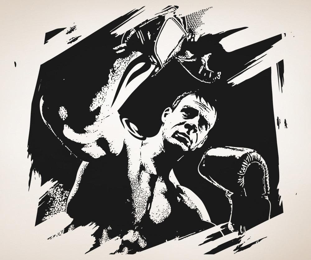 Vinyl Wall Decal Sticker Boxer Design #5052